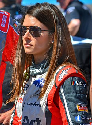 Danica Patrick - 2017 Camping World 500 - Driver's Parade on Pit Road.jpg