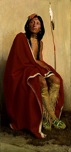 E. Irving Couse - Elk-Foot of the Taos Tribe - Smithsonian