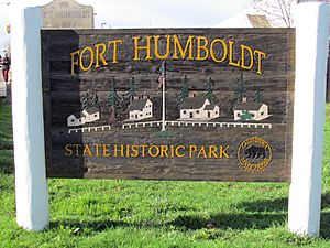 Fort Humboldt Entrance Sign