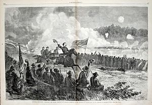 General Logan at the Battle of Dallas, May 1864.jpg
