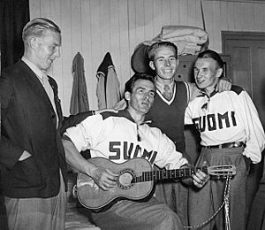 Kuuno Honkonen, Tapio Rautavaara, Pentti Siltaloppi and Salomon Könönen 1948