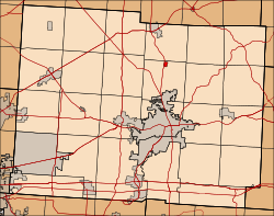 Location of St. Louisville in Licking County