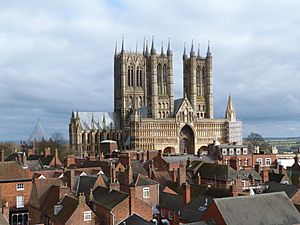 Lincoln Cathedral viewed from Lincoln Castle.jpg