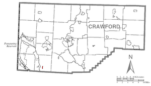 Location of Atlantic in Crawford County
