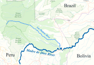 Map of Las Piedras River and Pariamanu.png