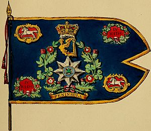 Standard of the 4th Royal Irish Dragoon Guards
