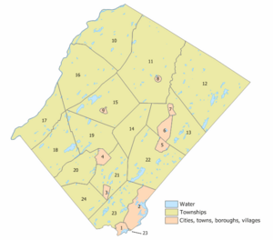Sussex County, New Jersey Municipalities