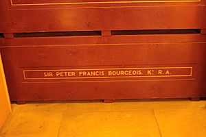 The sealed coffin of Sir Peter Bourgeois, Dulwich Art Gallery