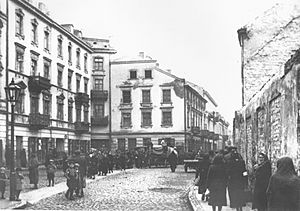 Ulica Krochmalna w Warszawie ok. 1941