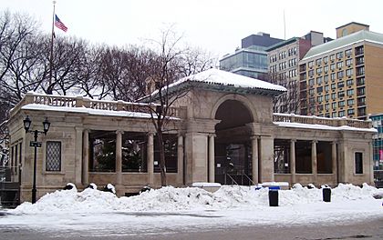 Union Square Park pavilion