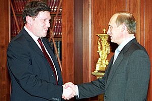 Vladimir Putin with Grigory Yavlinsky-2