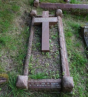 Weatherly's grave, Smallcombe Cemetery, Bath