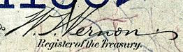 William Tecumseh Vernon (Engraved Signature)