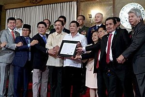 BOL Presentation to MILF, Duterte
