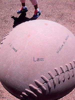 Baseball Memorial to Civil Rights at Coleman Park in West Palm Beach