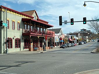 Dickson Street and West Avenue, Fayetteville, Arkansas.jpg