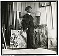 Edvard Munch - Self-Portrait at 53 Am Strom in Warnemünde - Google Art Project