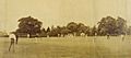 First photo of a cricket match by Roger Fenton