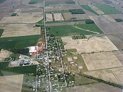 Aerial view of Wharton
