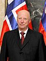 Harald V of Norway in Slovenia in 2011 (crop)