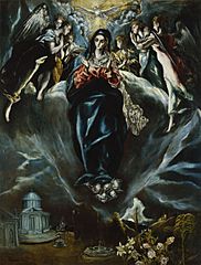 La Inmaculada Concepción, de El Greco y su hijo (Museo Thyssen-Bornemisza)