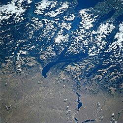 Lake Nahuel Huapi, Argentina (NASA, 1997)