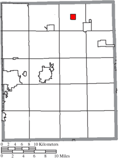 Location of Hiram in Portage County