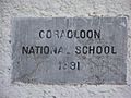 Plaque, Coracloon National School - geograph.org.uk - 1119115