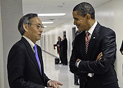 President Obama and Secretary Chu