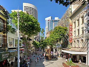 Queen Street Mall, Brisbane in Jan 2020