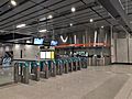 TE1 Woodlands North ticket barriers and passenger service