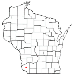 Location of North Lancaster, Wisconsin