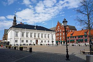 Main square with town hall