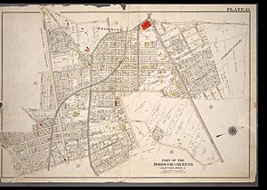 1909AtlasPlate13-Newtown-Ward2-Woodside-NYPL