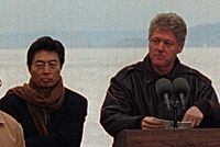 APEC Summit 1993 - Bill Clinton and Morihiro Hosokawa