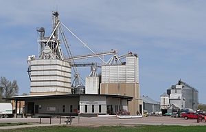 Farmers Ranchers Cooperative feed mill in Ainsworth