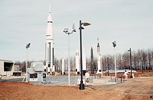 Alabama Space and Rocket Center Rocket Garden 1970