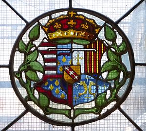 Arms of Mary of Guise, Magdalen Chapel, Edinburgh