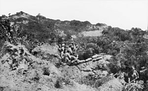 Australian trench Anzac Cove 25 April 1915