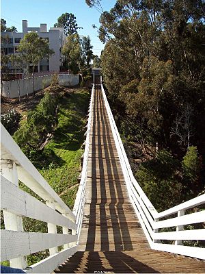 Banker's Hill Quince St bridge San Diego