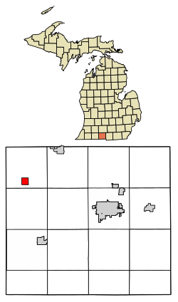 Location of Sherwood, Michigan