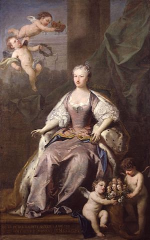 Caroline Wilhelmina of Brandenburg-Ansbach by Jacopo Amigoni