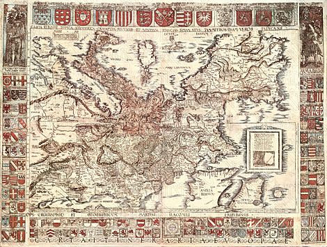 Carta itineraria europae 1520 waldseemueller watermarked