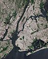 Core of New York City by Sentinel-2