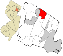 Location in Essex County and the state of New Jersey.