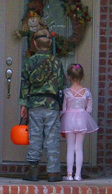 First house for trick-or-treating
