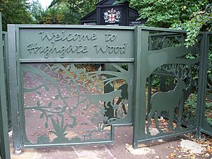Highgate Wood gate