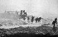 Jack Churchill leading training charge with sword