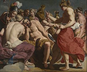 Jupiter Rebuked by Venus c 1612-13 Abraham Janssens