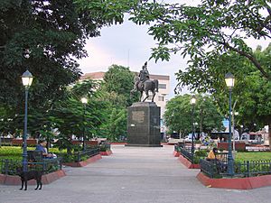 A square in central Cagua